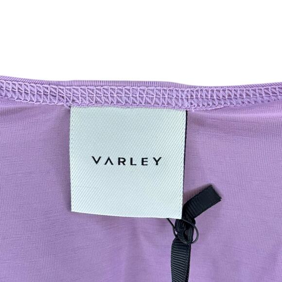 VARLEY Landon Crop Top Short Sleeve Mesh Knit Women's Size Medium NWT Gym Yoga - Picture 8 of 10